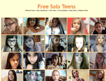 Tablet Screenshot of freesoloteens.com